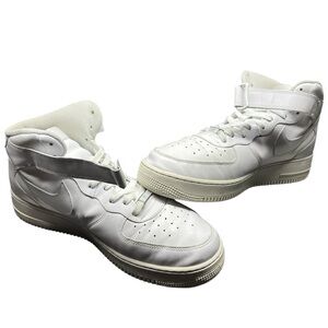 Size 13 - Vintage Nike Men's Air Force 1 '07 Mid White